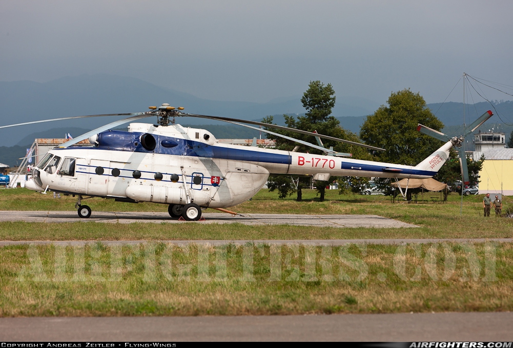 Slovakia - Government Mil Mi-17-1 B-1770 at Sliac (LZSL), Slovakia