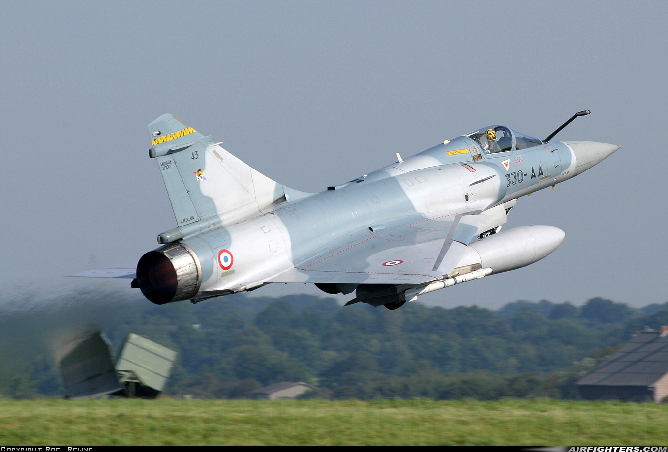 France - Air Force Dassault Mirage 2000-5F 43 at Schleswig (- Jagel) (WBG / ETNS), Germany
