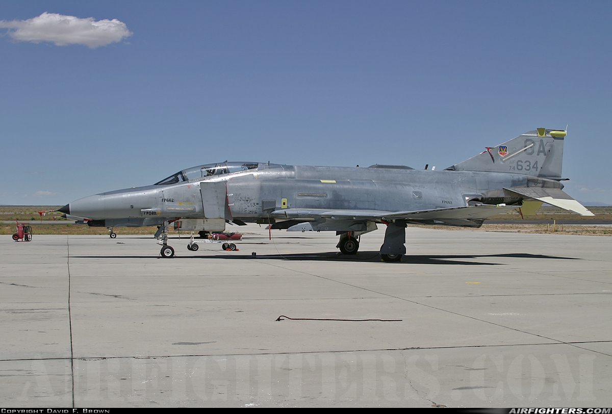 USA - Air Force McDonnell Douglas F-4E Phantom II 74-1634 at Mojave (MHV), USA