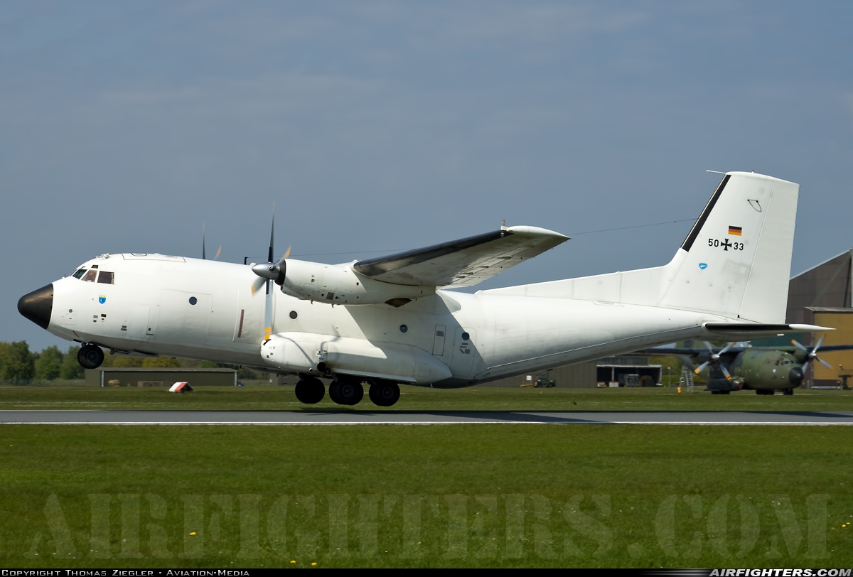 Germany - Air Force Transport Allianz C-160D 50+33 at Hohn (ETNH), Germany
