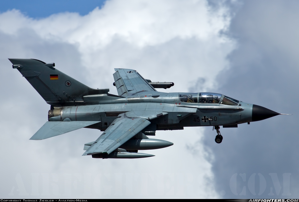 Germany - Air Force Panavia Tornado IDS 45+50 at Schleswig (- Jagel) (WBG / ETNS), Germany