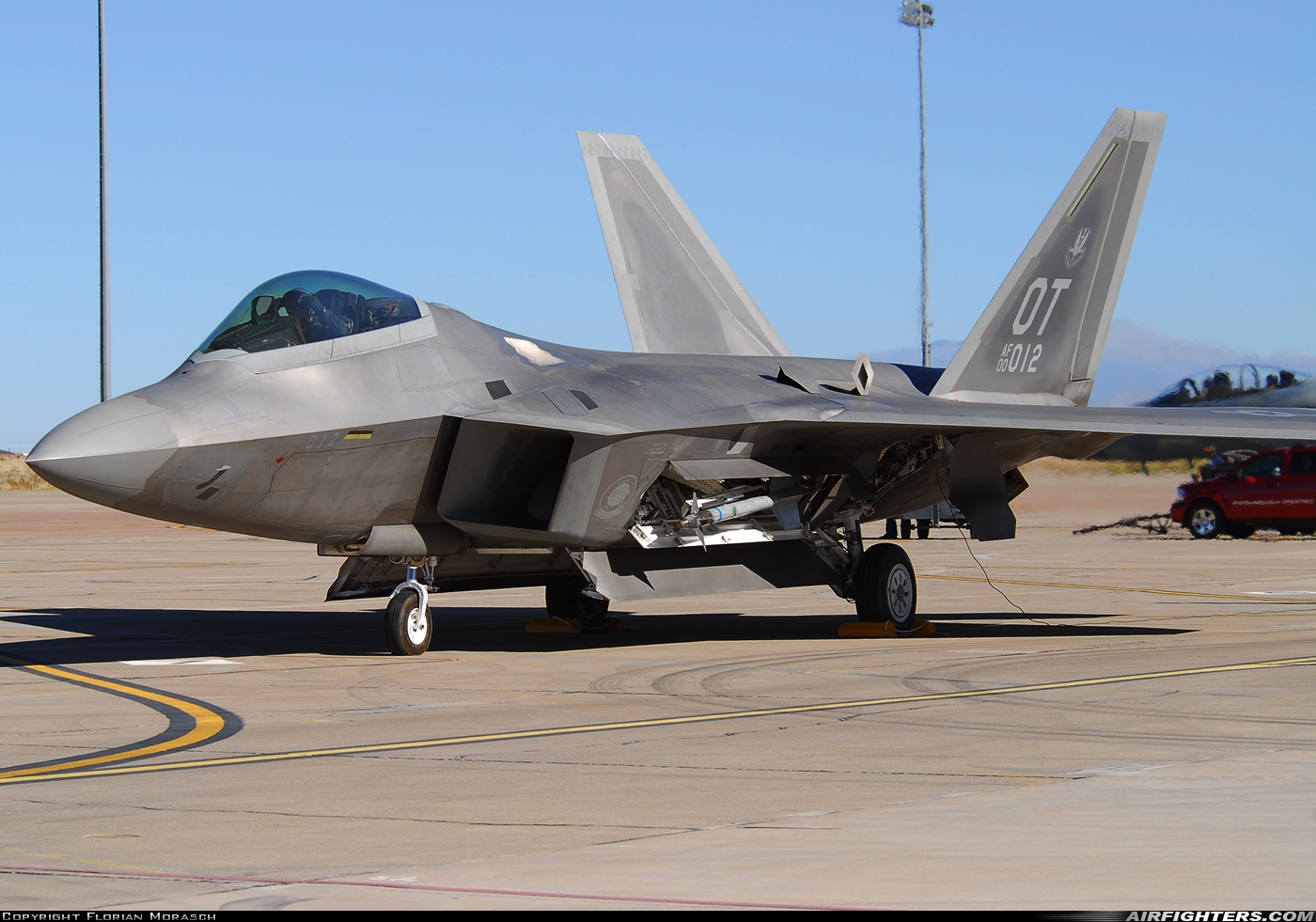 USA - Air Force Lockheed Martin F-22A Raptor 00-4012 at Alamogordo - Holloman AFB (HMN / KHMN), USA