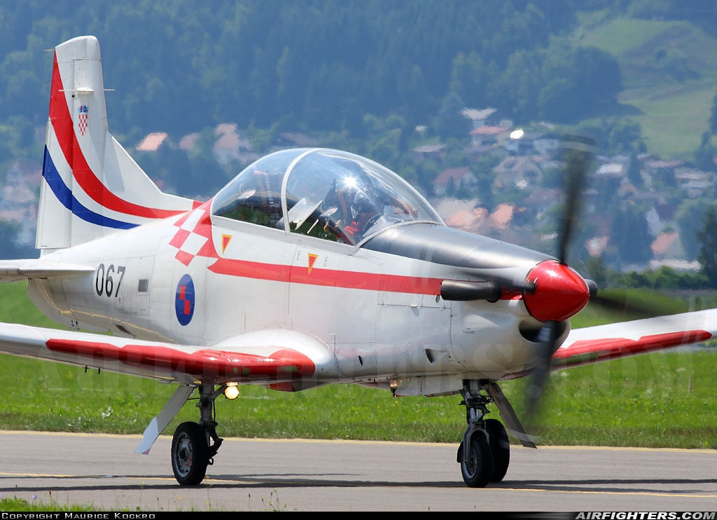 Croatia - Air Force Pilatus PC-9M 067 at Zeltweg (LOXZ), Austria