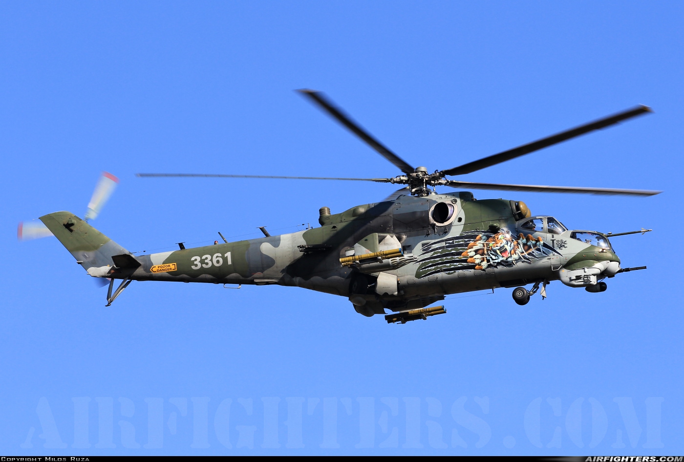 Czech Republic - Air Force Mil Mi-35 (Mi-24V) 3361 at Ostrava - Mosnov (OSR / LKMT), Czech Republic