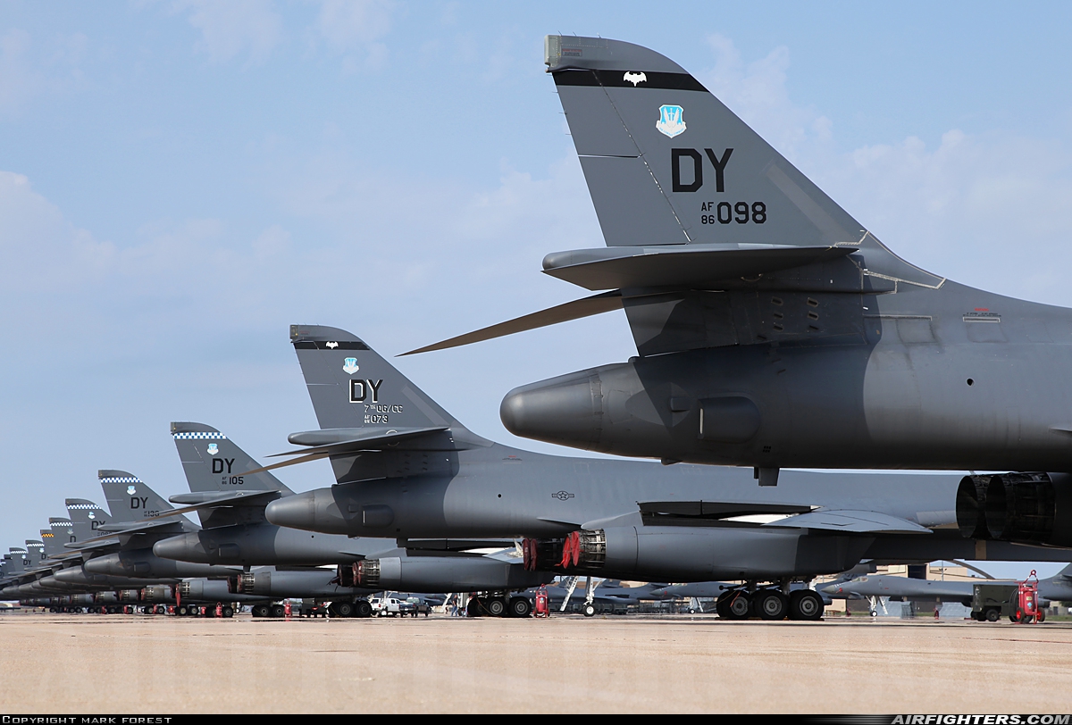 USA - Air Force Rockwell B-1B Lancer 86-0098 at Abilene - Dyess AFB (DYS / KDYS), USA