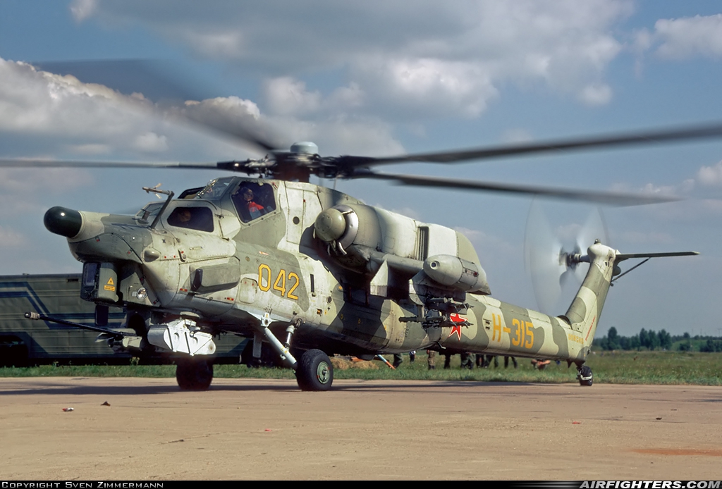 Company Owned - Mil Design Bureau Mil Mi-28A 042 YELLOW at Kubinka (UUMB), Russia