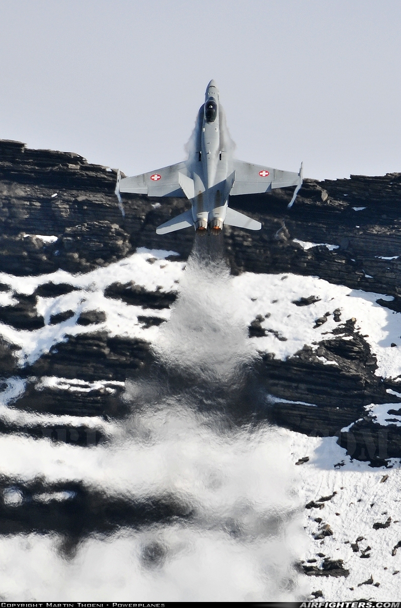 Switzerland - Air Force McDonnell Douglas F/A-18C Hornet J-5024 at Off-Airport - Axalp, Switzerland