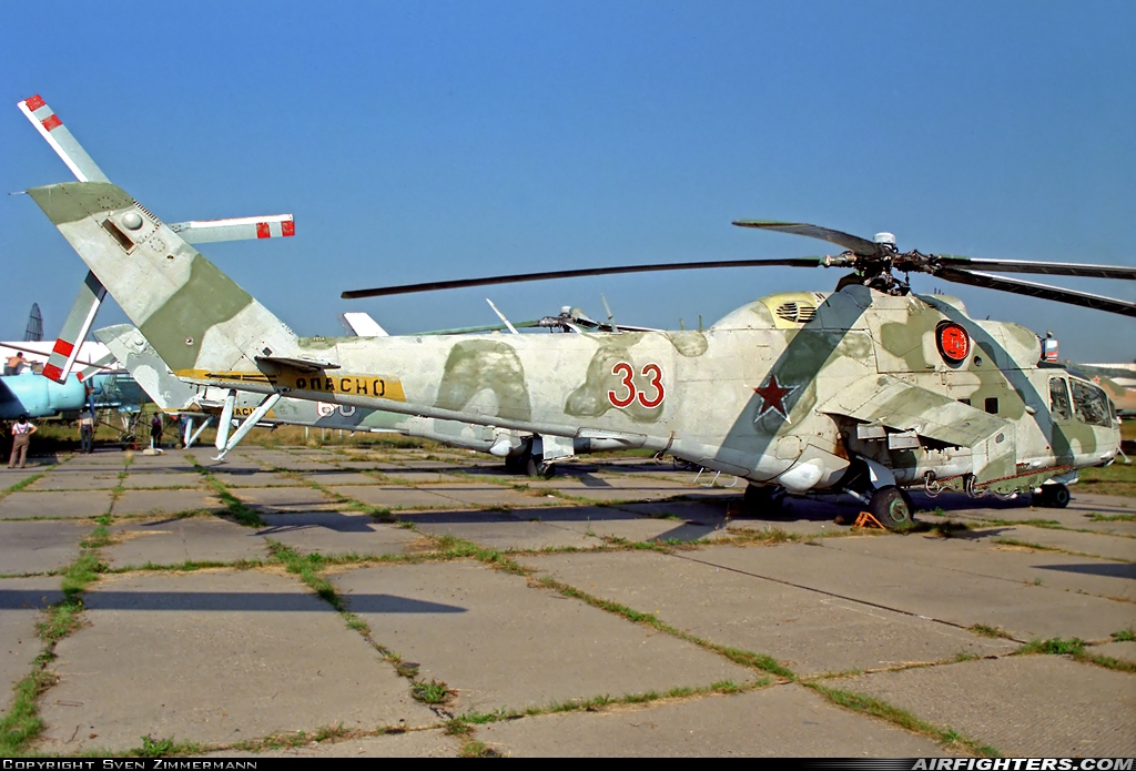 Russia - Air Force Mil Mi-24A  at Moscow - Khodynskoe Pole (Frunze / Central), Russia
