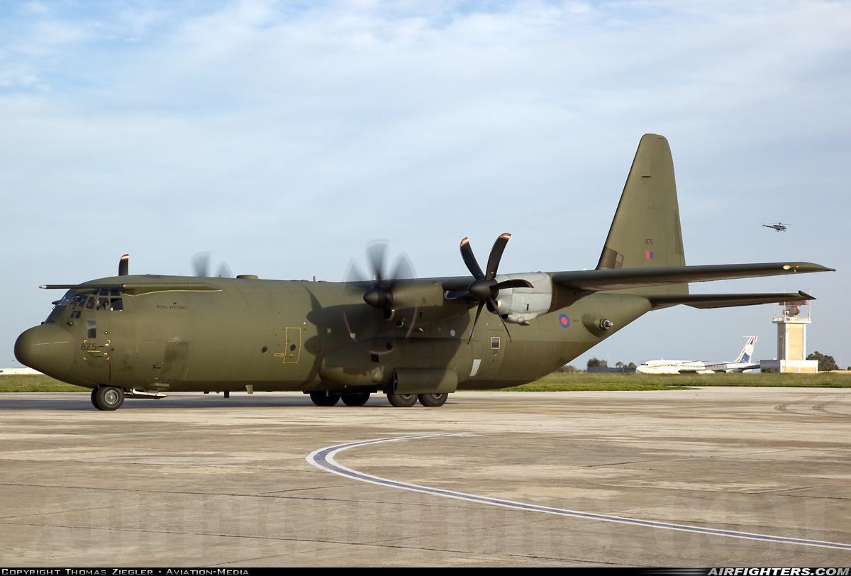 UK - Air Force Lockheed Martin Hercules C4 (C-130J-30 / L-382) ZH875 at Luqa - Malta International (MLA / LMML), Malta