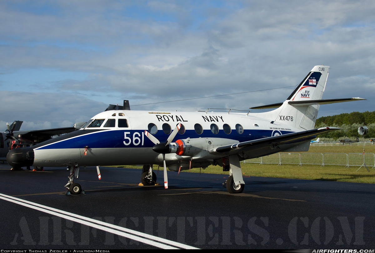 UK - Navy Scottish Aviation HP-137 Jetstream T2 XX476 at Breda - Gilze-Rijen (GLZ / EHGR), Netherlands