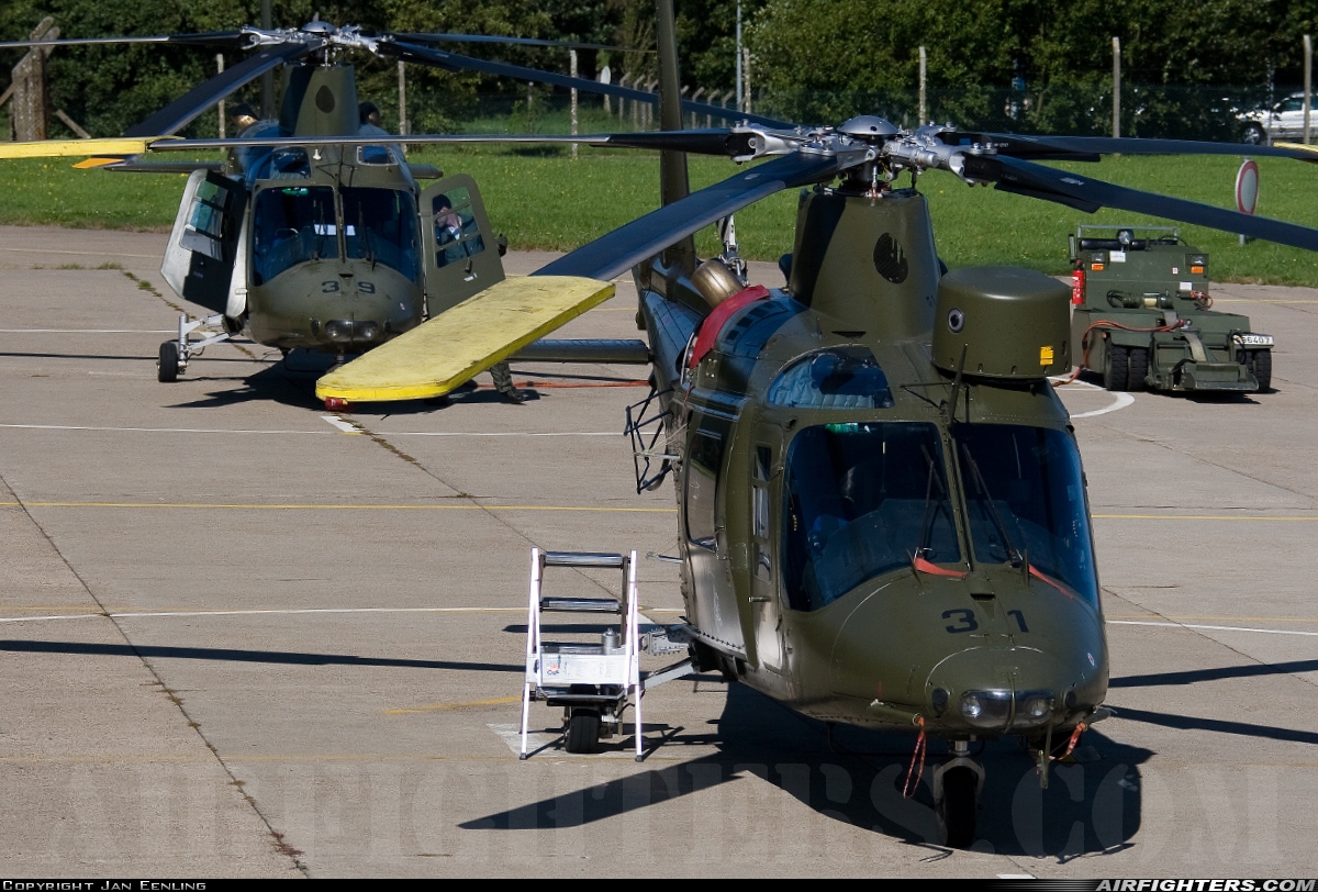 Belgium - Army Agusta A-109HO (A-109BA) H31 at Liege (- Bierset) (LGG / EBLG), Belgium