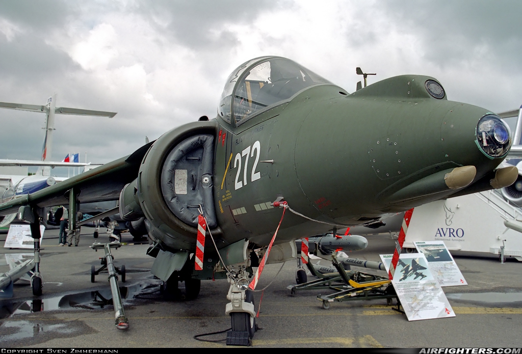UK - Air Force British Aerospace Harrier GR.7 ZD345 at Paris - Le Bourget (LBG / LFPB), France