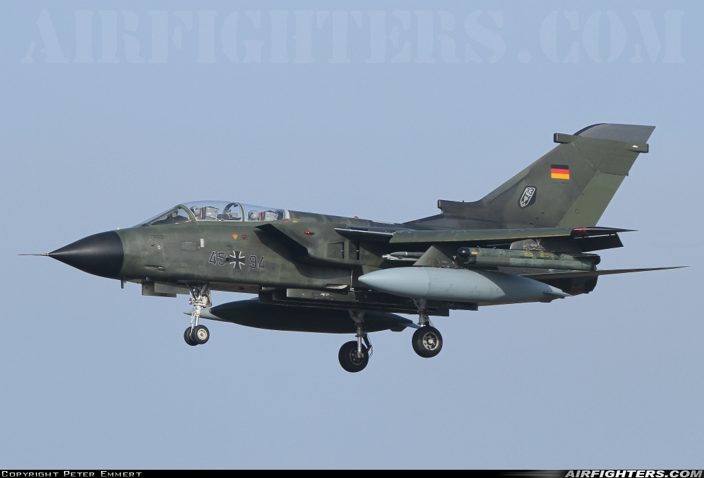 Germany - Air Force Panavia Tornado IDS 45+94 at Schleswig (- Jagel) (WBG / ETNS), Germany