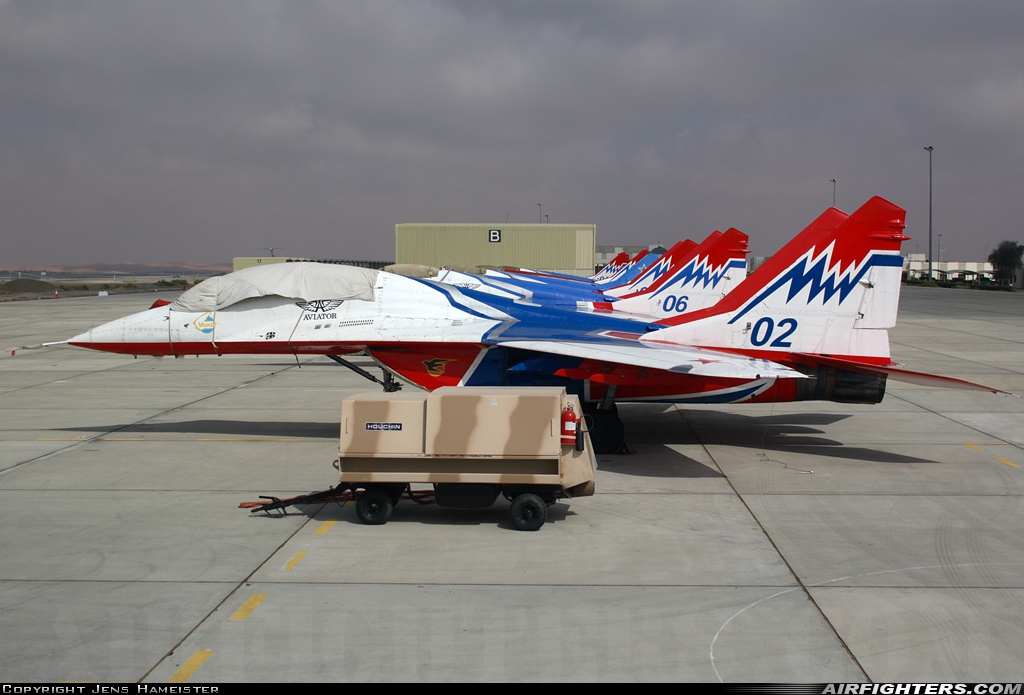 Russia - Air Force Mikoyan-Gurevich MiG-29UB (9.51)  at Al Ain - Int. (AAN / OMAL), United Arab Emirates