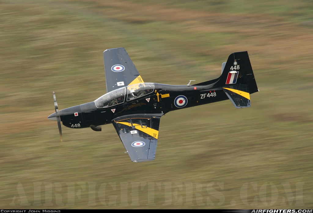 UK - Air Force Short Tucano T1 ZF448 at Off-Airport - Machynlleth Loop Area, UK