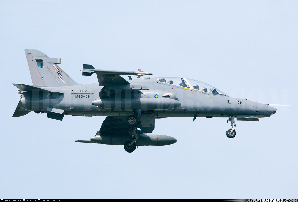 Malaysia - Air Force British Aerospace Hawk Mk.108 M40-09 at Butterworth (BWH / WMKB), Malaysia