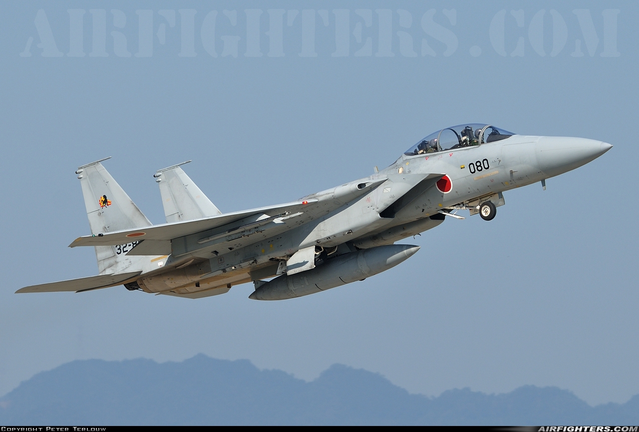 Japan - Air Force McDonnell Douglas F-15DJ Eagle 32-8080 at Nyutabaru (RJFN), Japan
