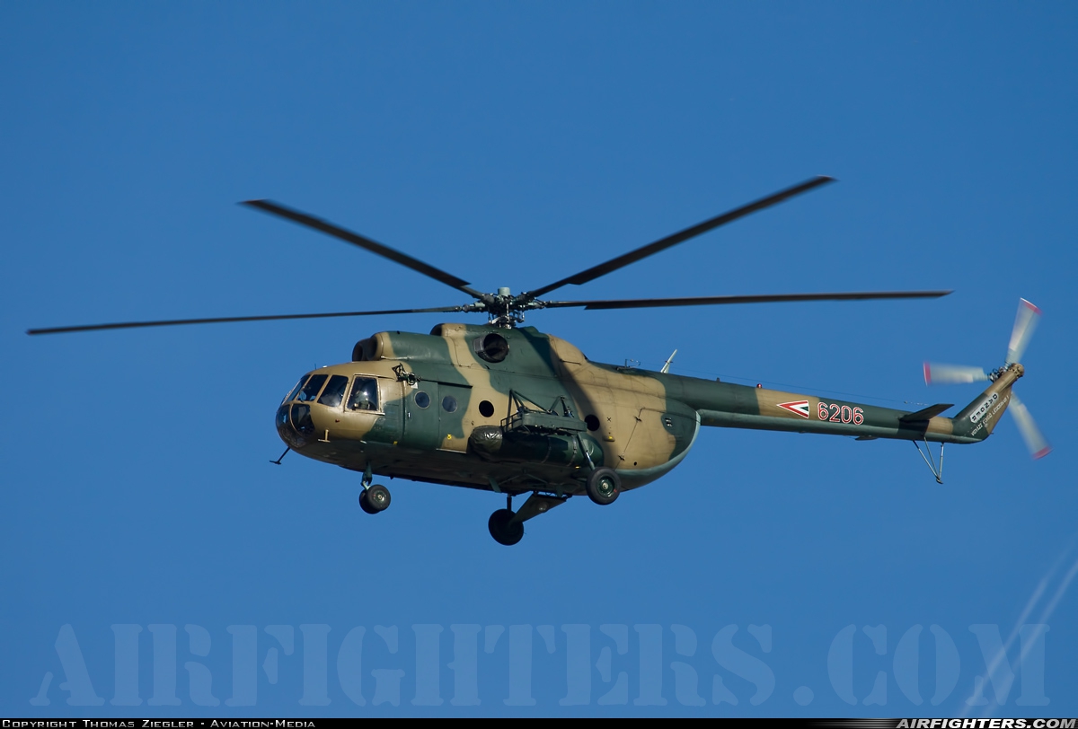 Hungary - Air Force Mil Mi-8T 6206 at Piestany (PZY / LZPP), Slovakia