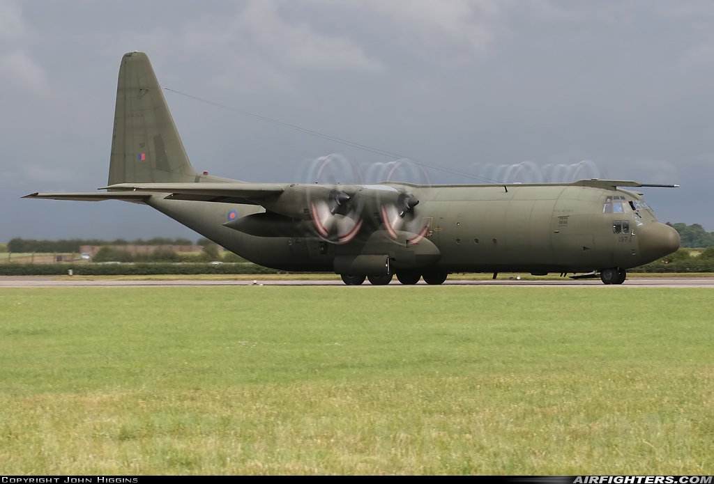 UK - Air Force Lockheed Hercules C3 (C-130K-30 / L-382) XV197 at Waddington (WTN / EGXW), UK