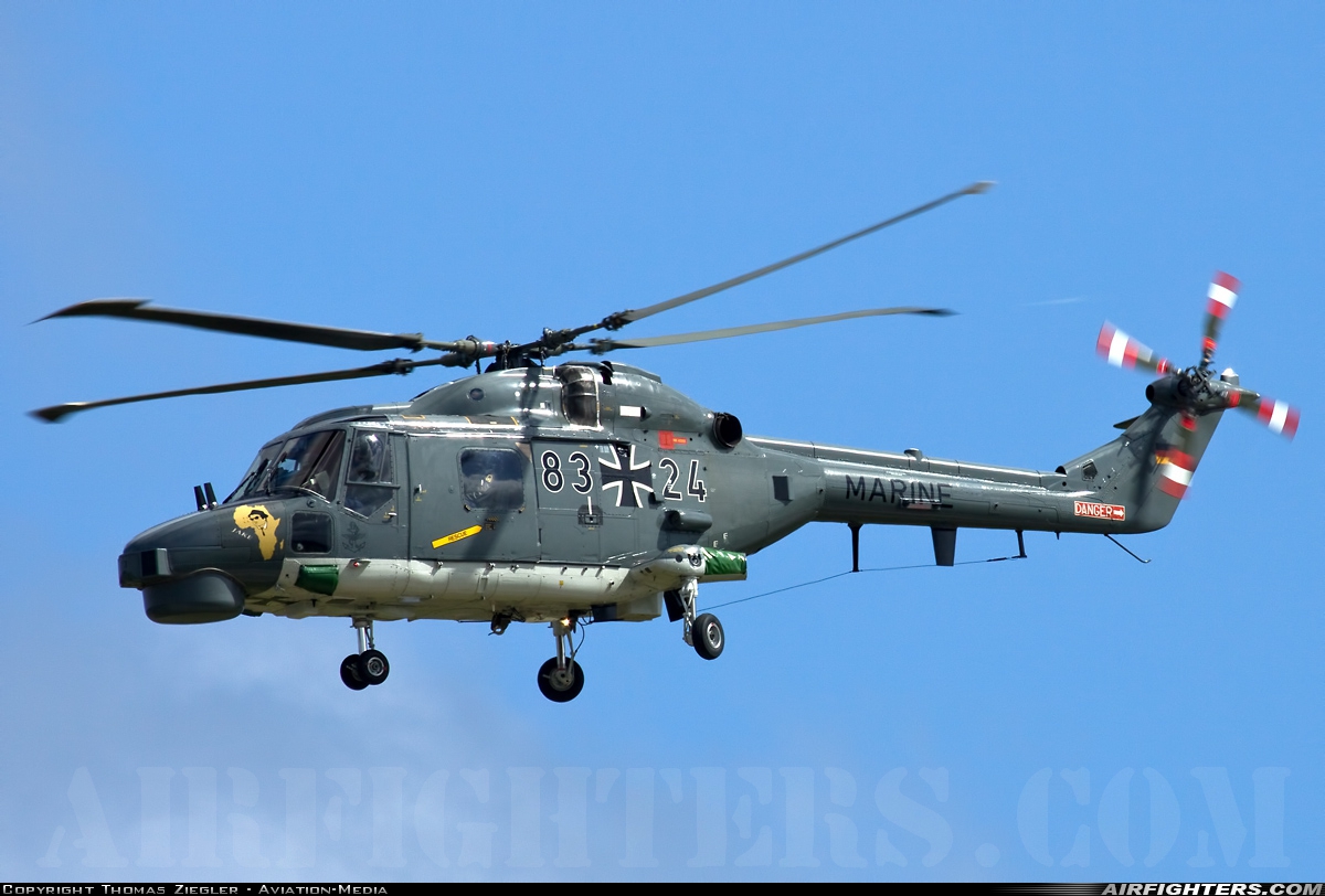Germany - Navy Westland WG-13 Super Lynx Mk88A 83+24 at Nordholz - Spieka (EDXN), Germany