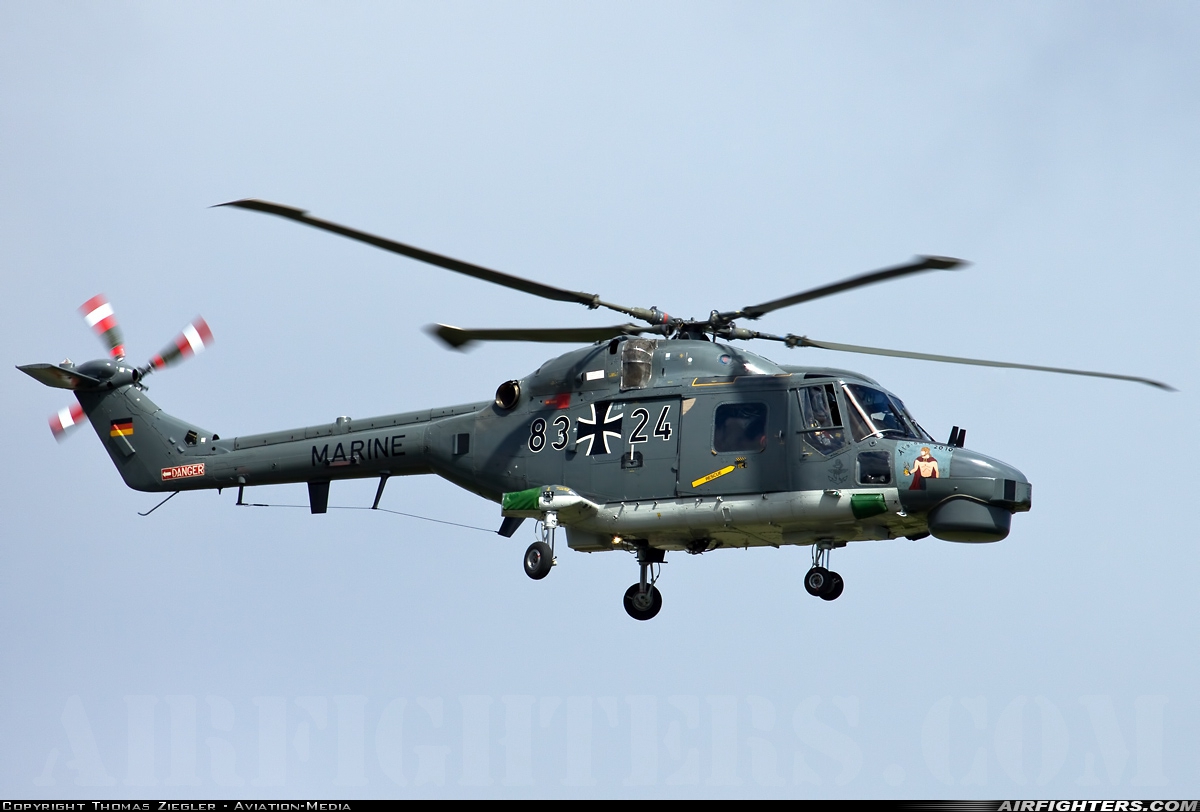 Germany - Navy Westland WG-13 Super Lynx Mk88A 83+24 at Nordholz - Spieka (EDXN), Germany