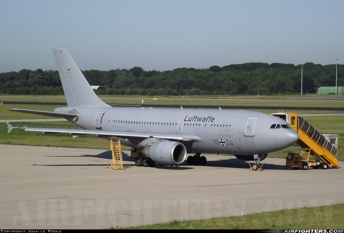 Germany - Air Force Airbus A310-304MRTT 10+24 at Eindhoven (- Welschap) (EIN / EHEH), Netherlands