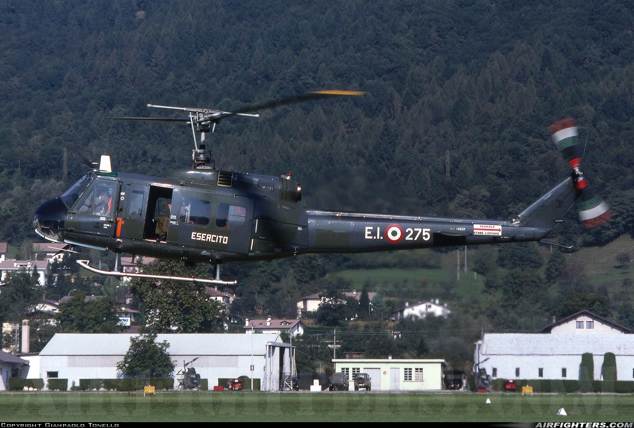 Italy - Army Agusta-Bell AB-205A-1 MM80527 at Belluno (LIDB), Italy