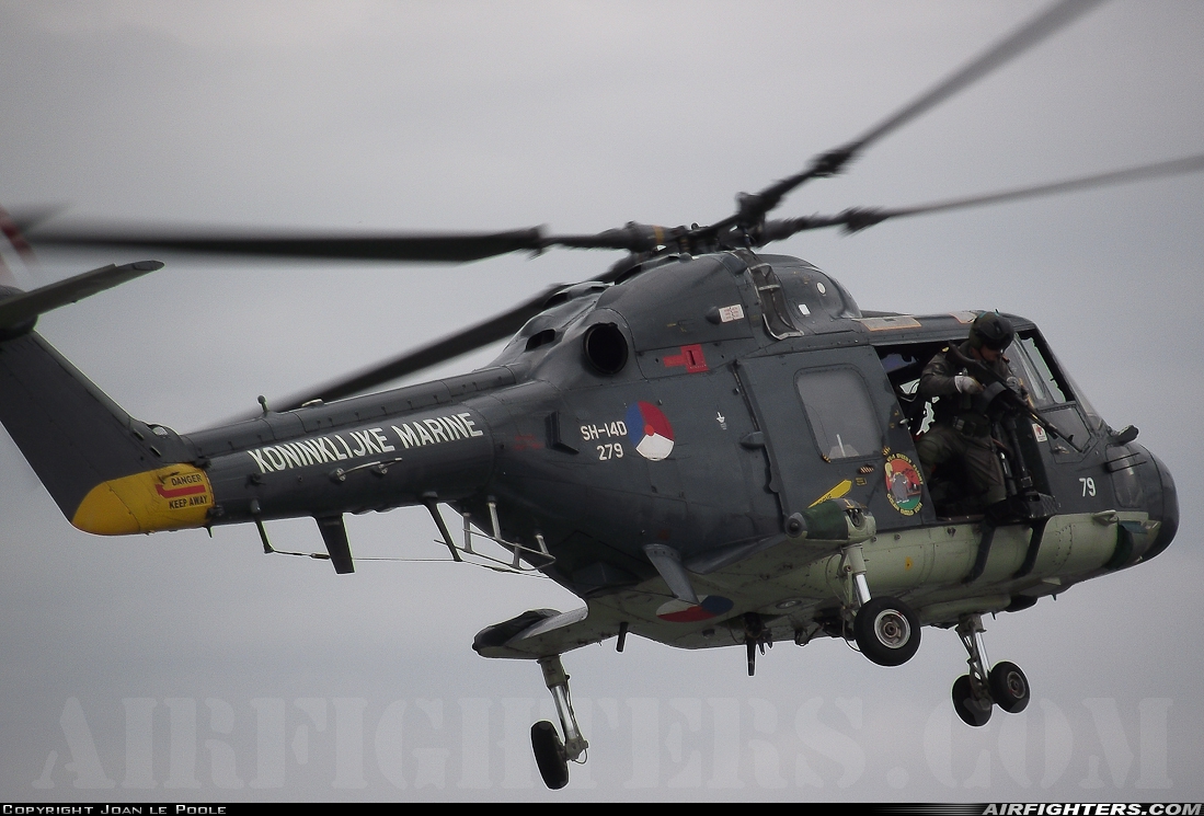 Netherlands - Navy Westland WG-13 Lynx SH-14D 279 at Off-Airport - Den Helder, Netherlands