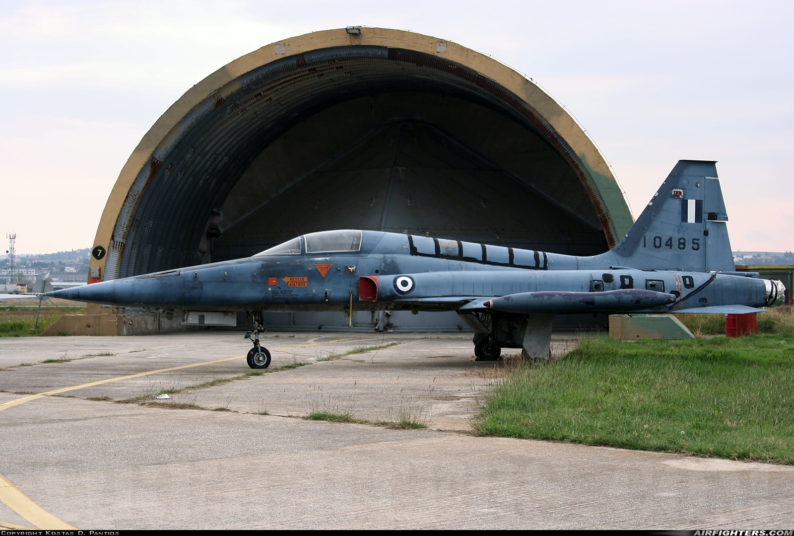 Greece - Air Force Northrop F-5A Freedom Fighter 10485 at Thessaloniki - Makedonia (Mikra) (SKG / LGTS), Greece