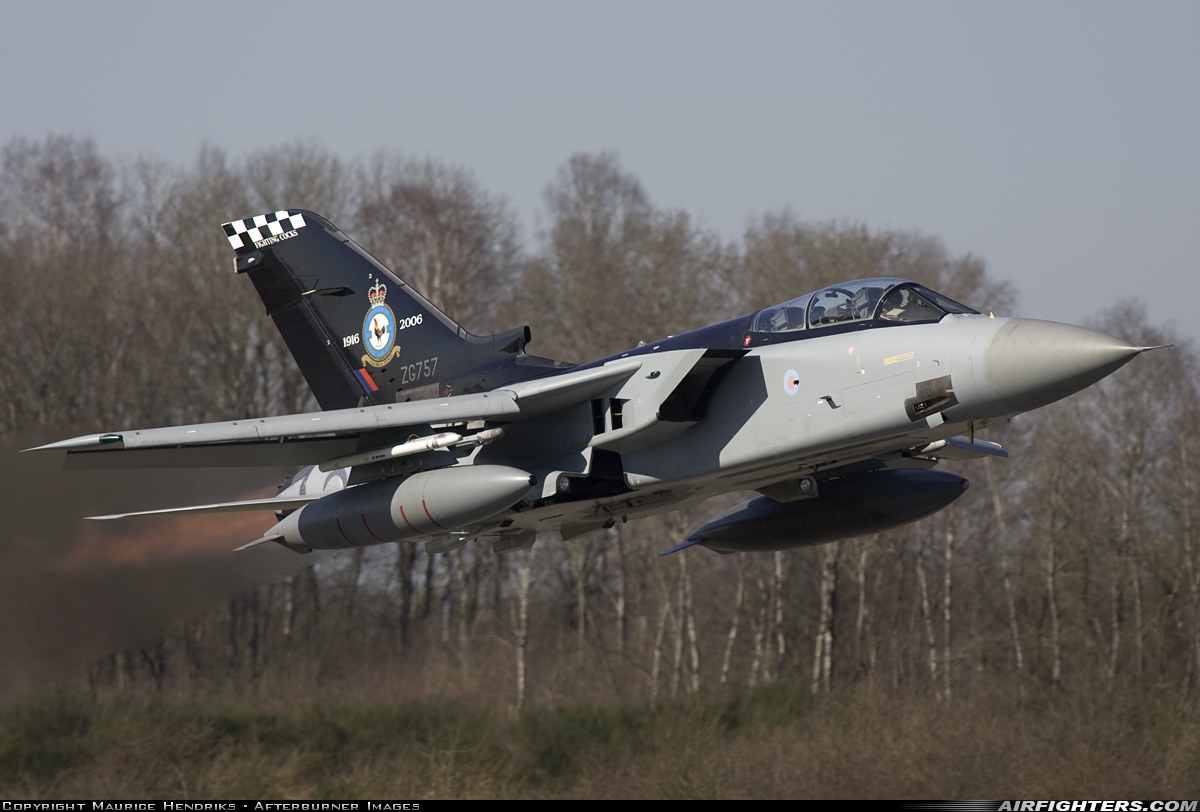 UK - Air Force Panavia Tornado F3 ZG757 at Florennes (EBFS), Belgium