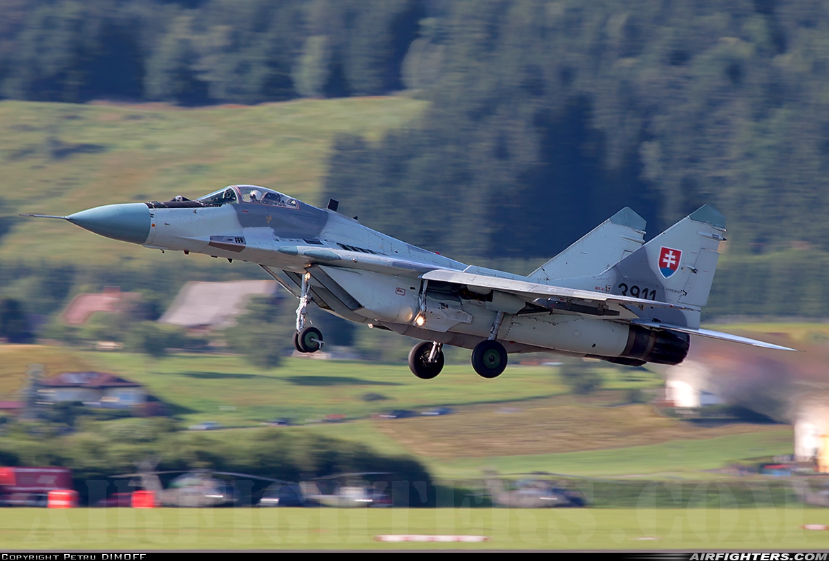 Slovakia - Air Force Mikoyan-Gurevich MiG-29AS 3911 at Zeltweg (LOXZ), Austria