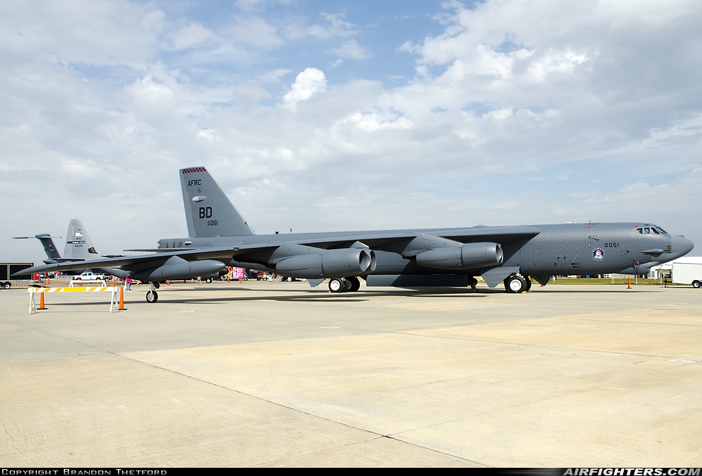 USA - Air Force Boeing B-52H Stratofortress 60-0051 at Houston - Ellington Field (AFB) (EFD), USA