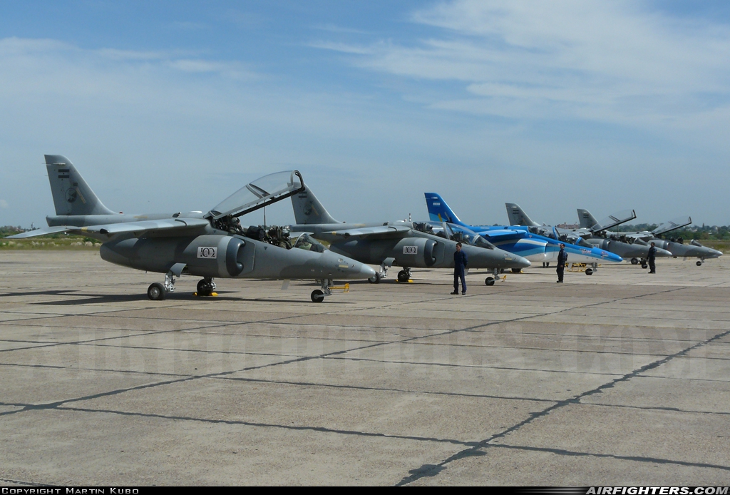 Argentina - Air Force FMA AT-63 Pampa II E-822 at El Palomar (PAL / SADP), Argentina