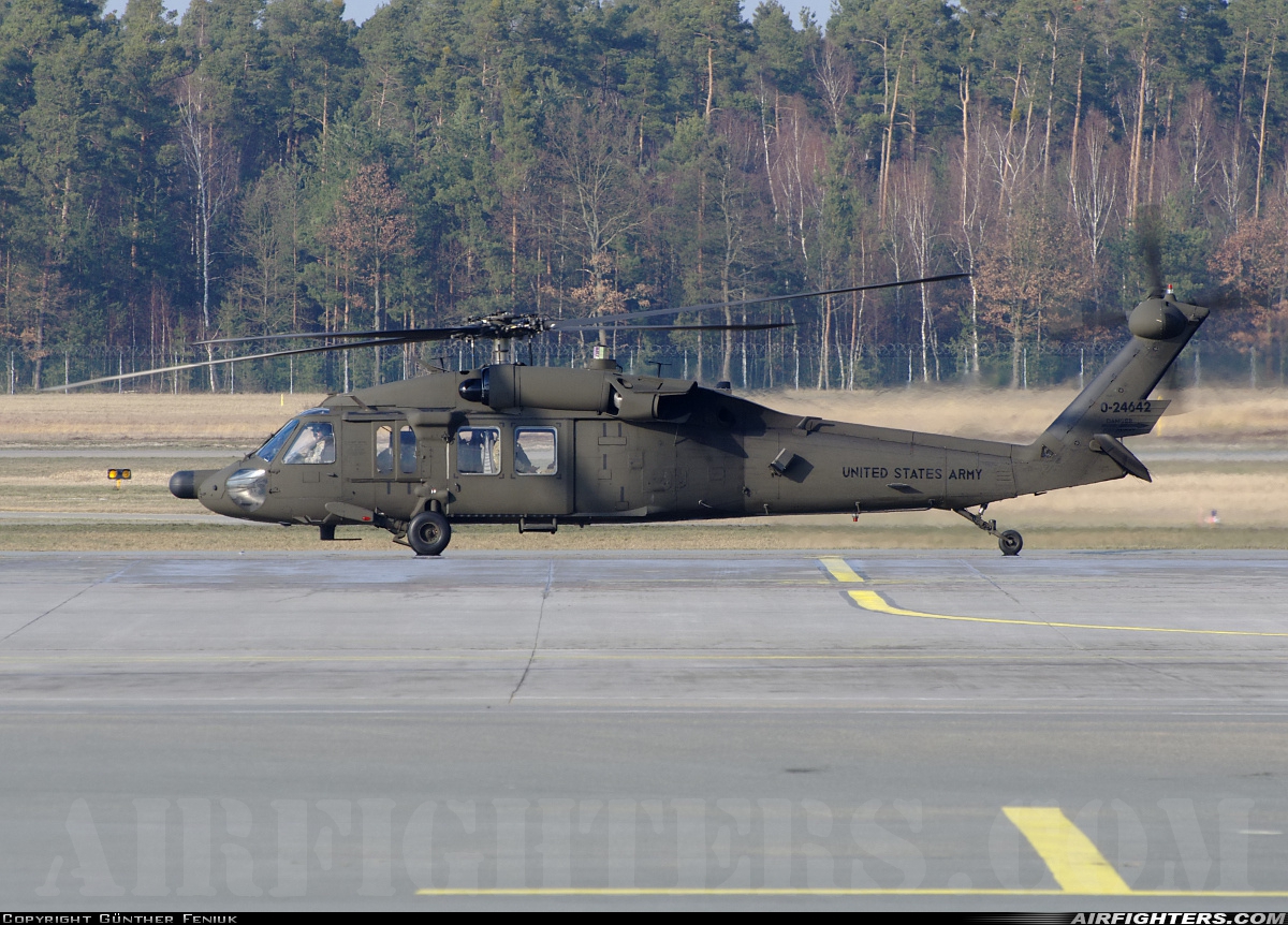 USA - Army Sikorsky UH-60A(C) Black Hawk (S-70A) 87-24642 at Nuremberg (NUE / EDDN), Germany