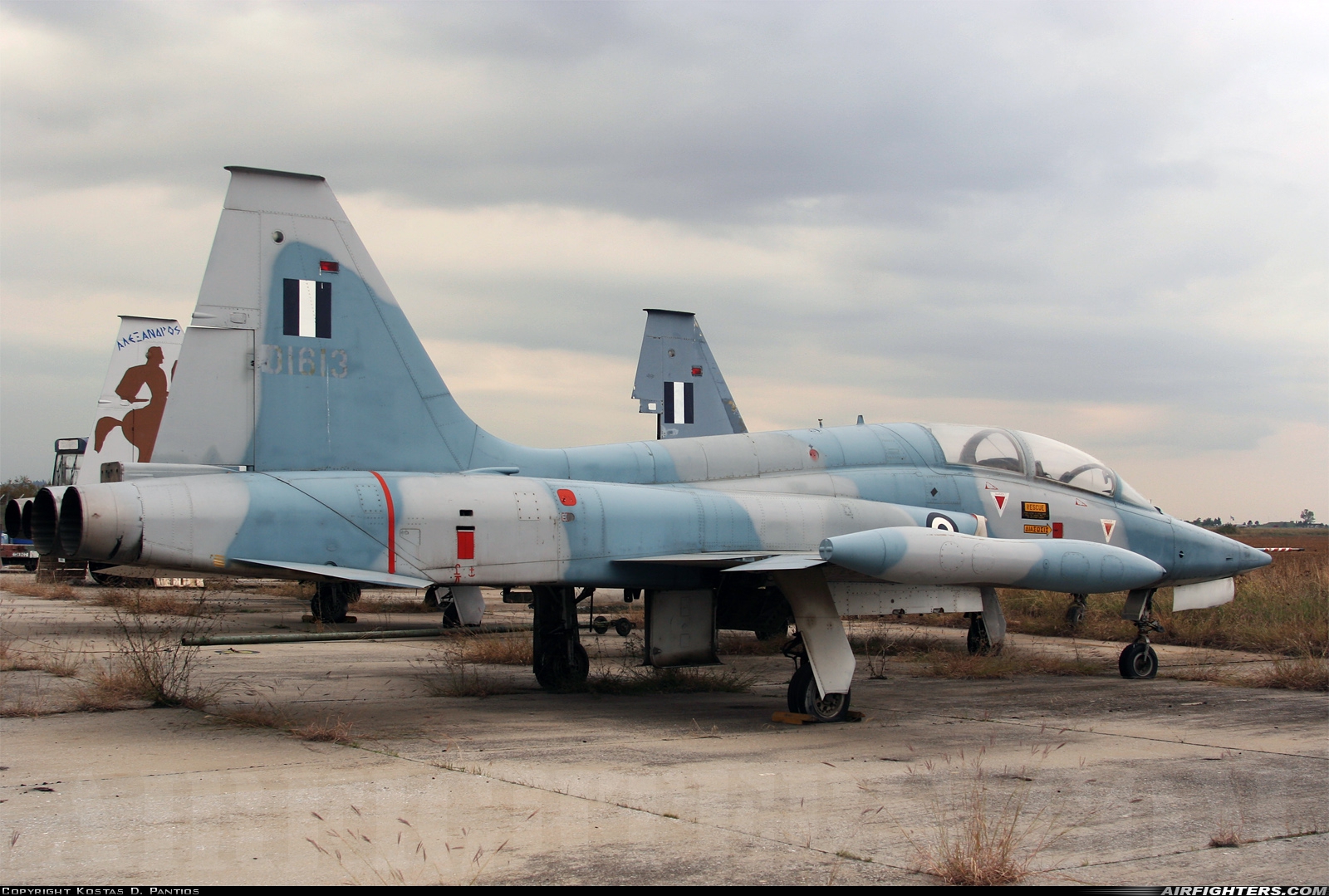 Greece - Air Force Northrop F-5B Freedom Fighter 01613 at Thessaloniki - Makedonia (Mikra) (SKG / LGTS), Greece