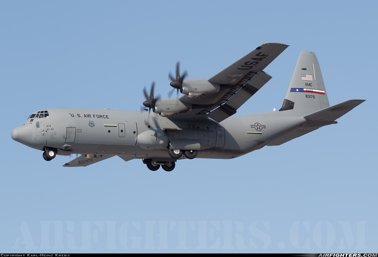 USA - Air Force Lockheed Martin C-130J-30 Hercules (L-382) 08-3179 at Ramstein (- Landstuhl) (RMS / ETAR), Germany