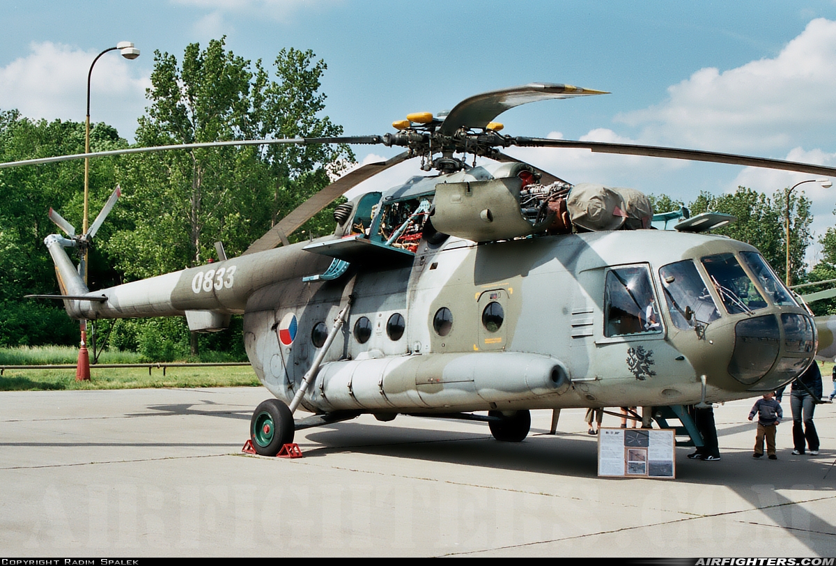 Czech Republic - Air Force Mil Mi-17 0833 at Prerov (PRV / LKPO), Czech Republic