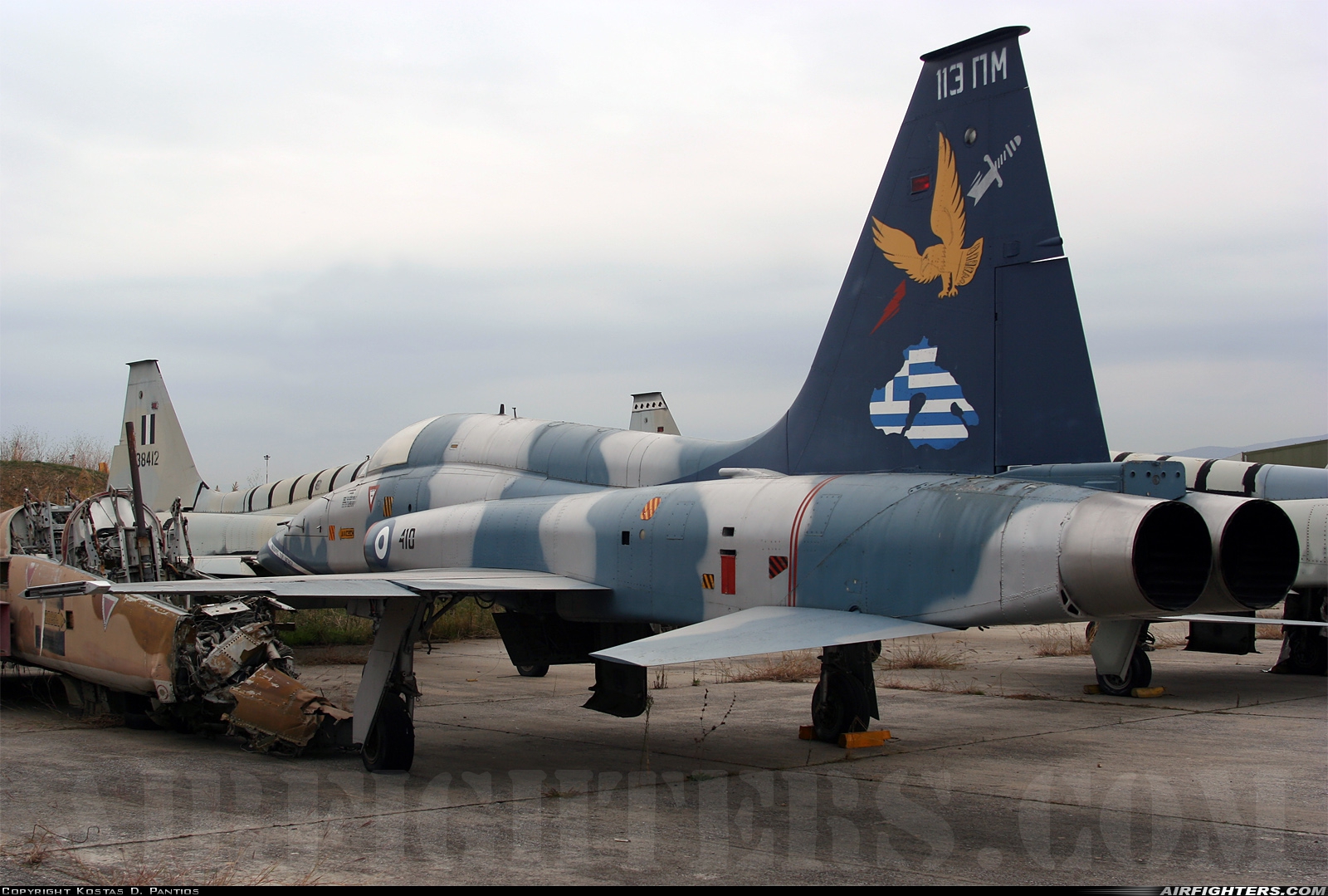 Greece - Air Force Northrop F-5A Freedom Fighter 38410 at Thessaloniki - Makedonia (Mikra) (SKG / LGTS), Greece