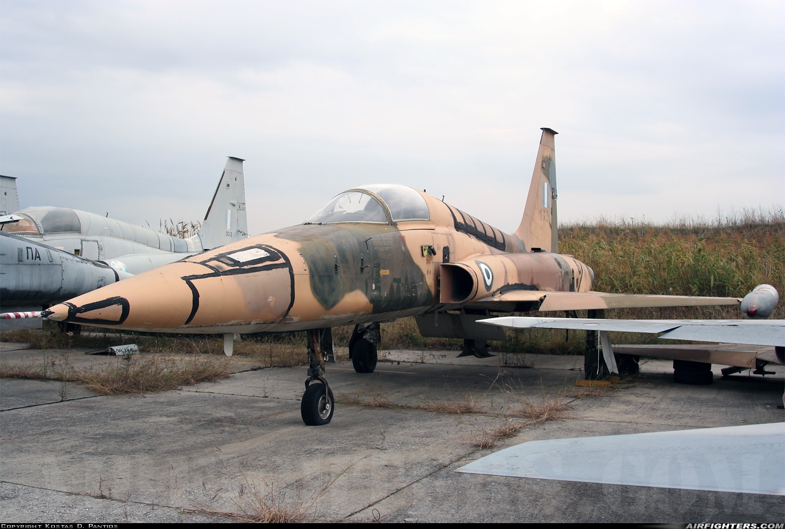 Greece - Air Force Northrop F-5A Freedom Fighter 075 at Thessaloniki - Makedonia (Mikra) (SKG / LGTS), Greece