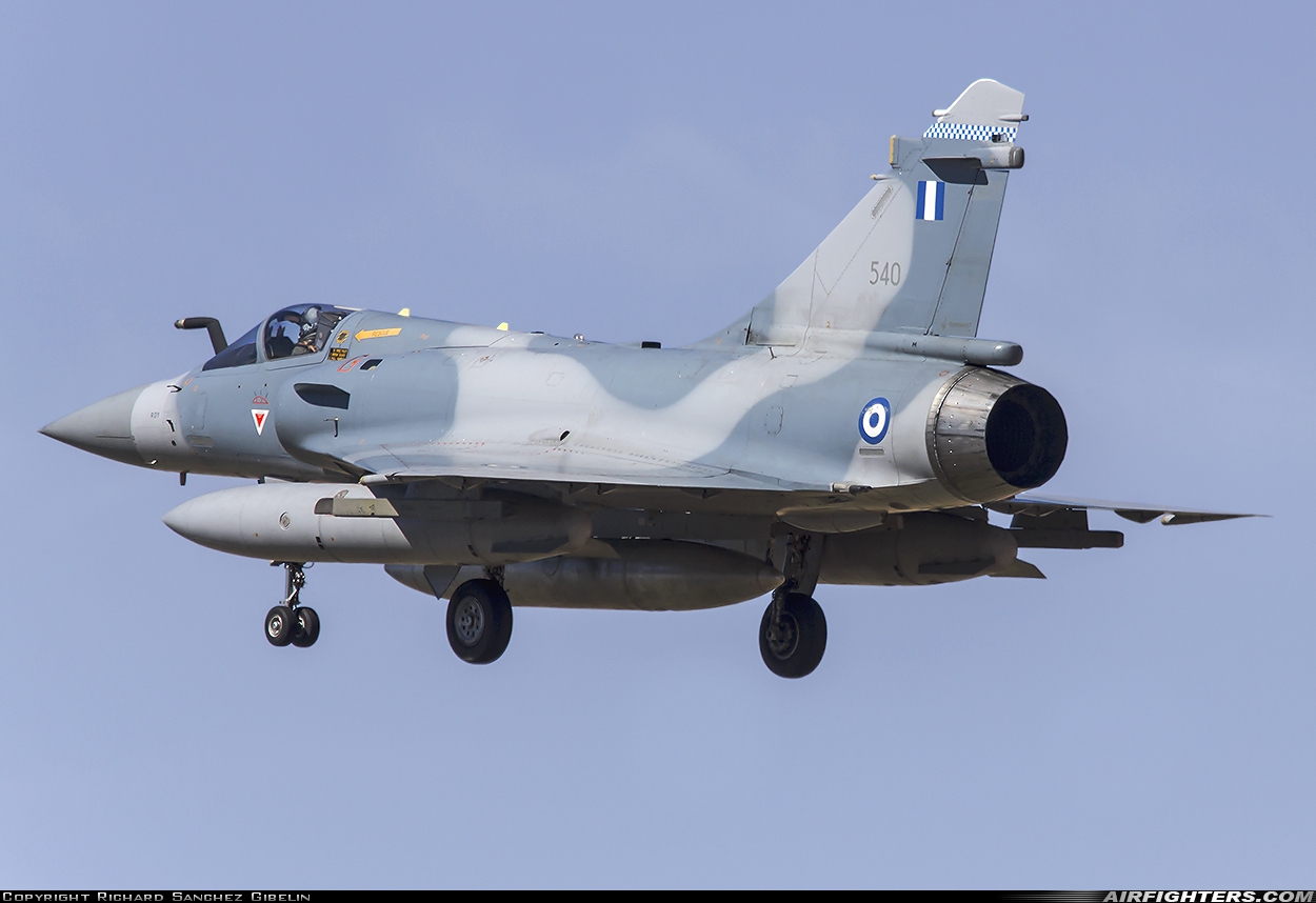 Greece - Air Force Dassault Mirage 2000-5EG 540 at Albacete (- Los Llanos) (LEAB), Spain