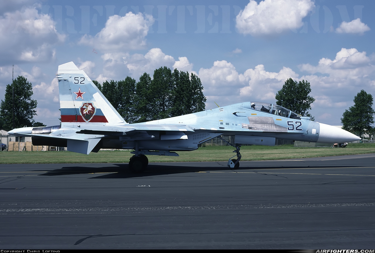 Russia - Air Force Sukhoi Su-30 Flanker  at Fairford (FFD / EGVA), UK