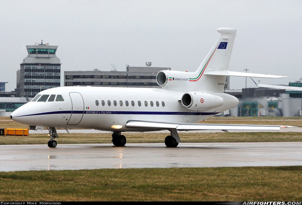 Italy - Air Force Dassault Falcon 900EX MM62172 at Manchester - Int. (Ringway) (MAN / EGCC), UK