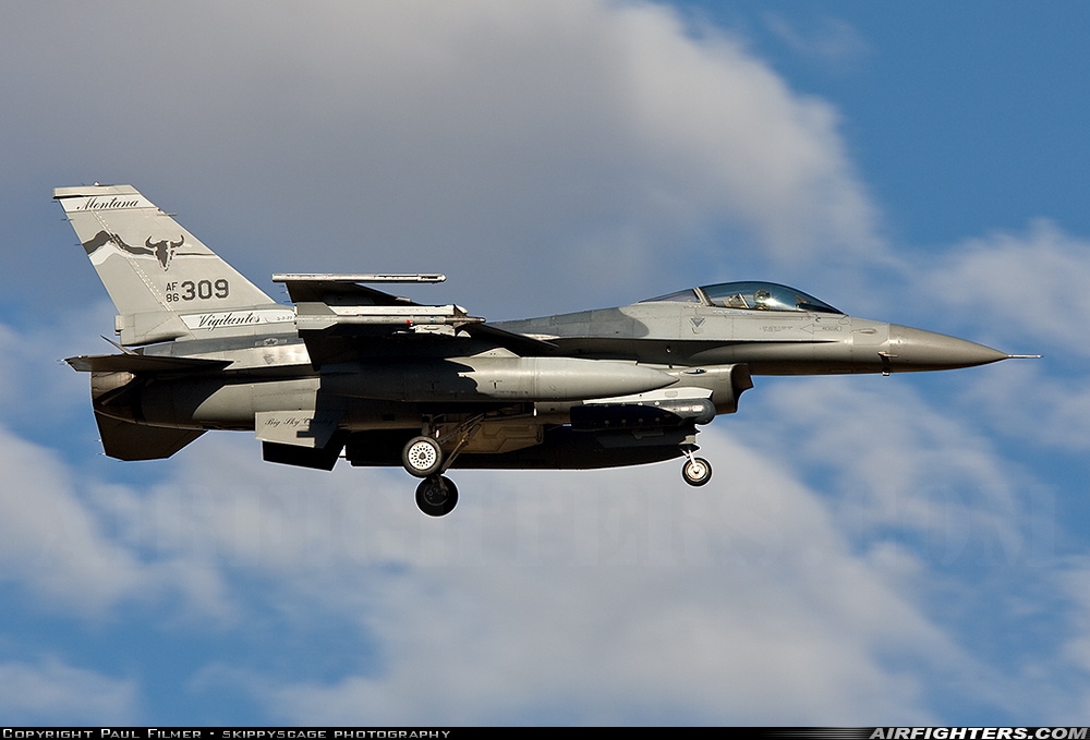 USA - Air Force General Dynamics F-16C Fighting Falcon 86-0309 at Tucson - Davis-Monthan AFB (DMA / KDMA), USA