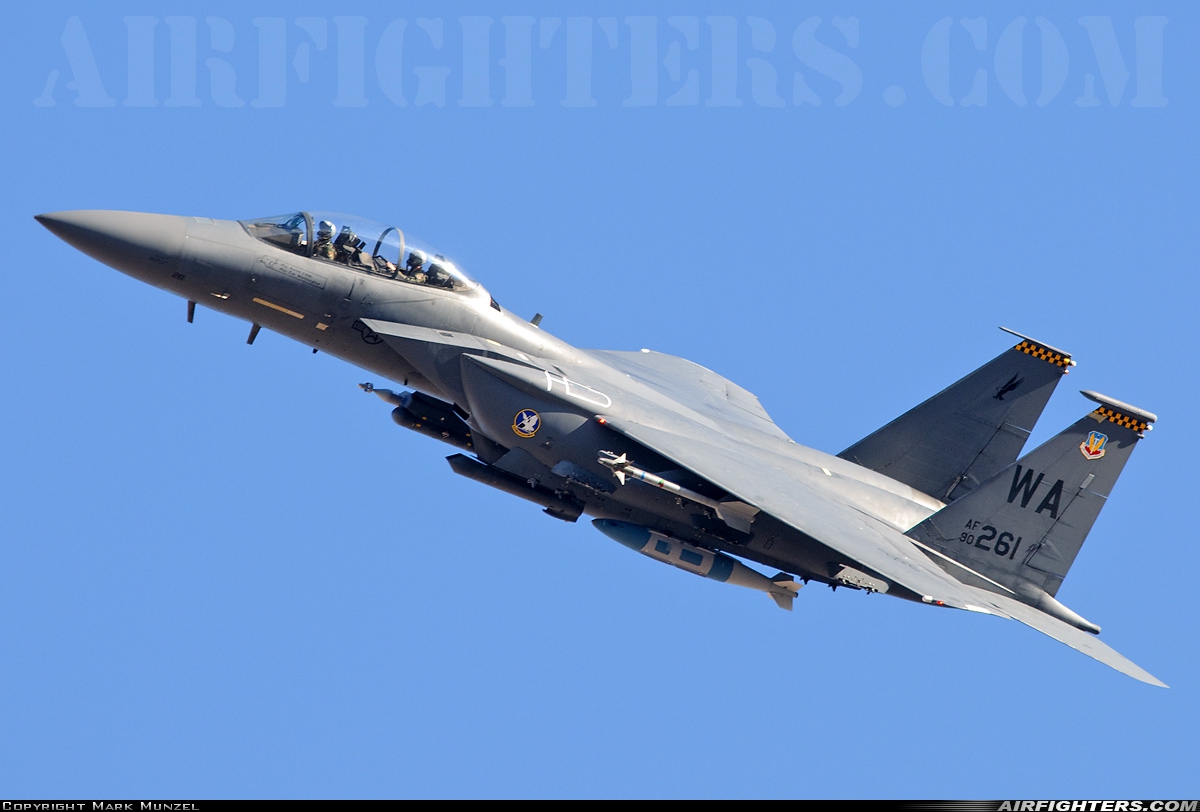 USA - Air Force McDonnell Douglas F-15E Strike Eagle 90-0261 at Las Vegas - Nellis AFB (LSV / KLSV), USA