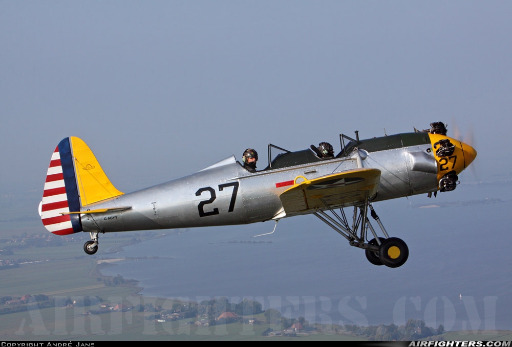 Private Ryan PT-21 Recruit G-AGYY at In Flight, Netherlands