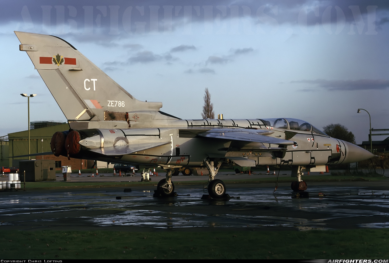 UK - Air Force Panavia Tornado F3 ZE786 at Coningsby (EGXC), UK