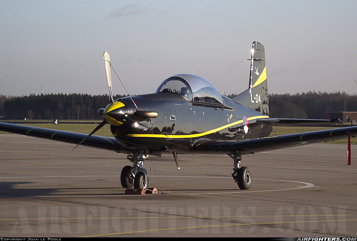 Netherlands - Air Force Pilatus PC-7 Turbo Trainer L-04 at Breda - Gilze-Rijen (GLZ / EHGR), Netherlands