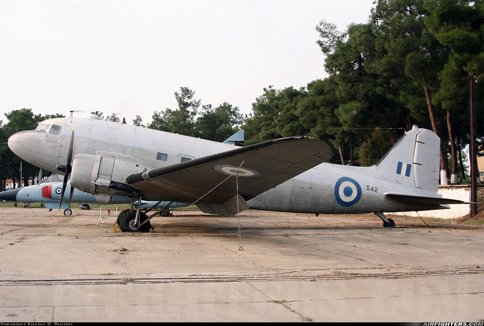 Greece - Air Force Douglas C-47B Dakota Mk4 (DC-3A-467) KN542 at Thessaloniki-Sedes (LGSD), Greece