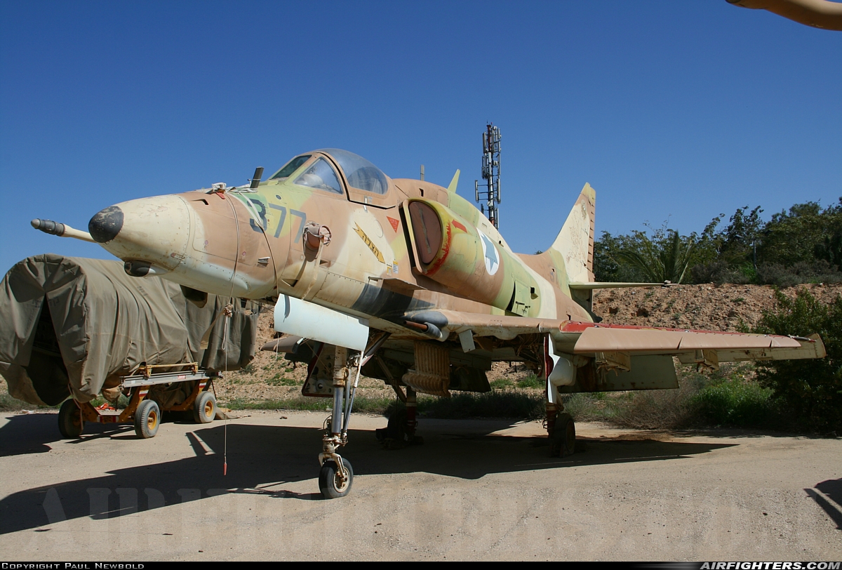 Israel - Air Force Douglas A-4N Skyhawk 377 at Beersheba - Hatzerim (LLHB), Israel