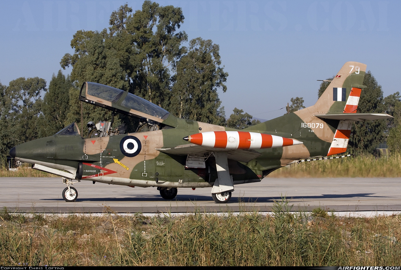 Greece - Air Force North American T-2E Buckeye 160079 at Kalamata (LGKL), Greece